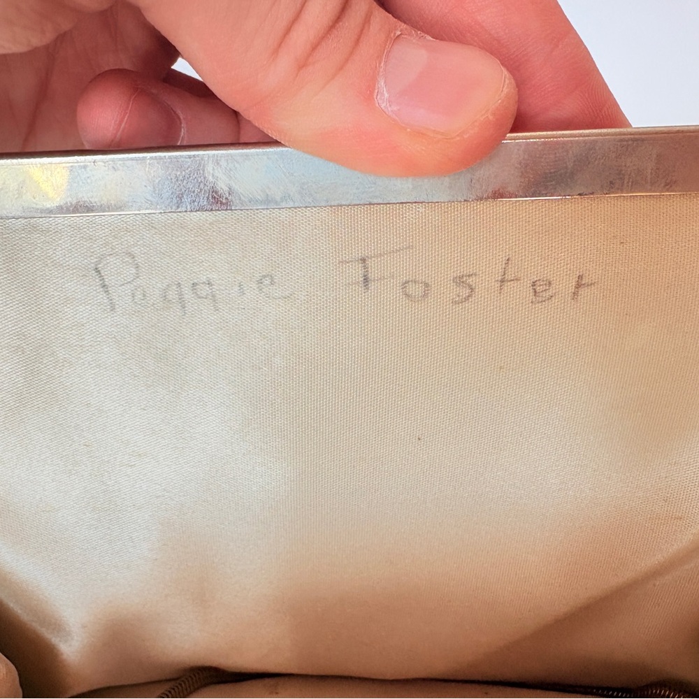 VINTAGE Elegant Silver Clutch - Picture 7 of 9